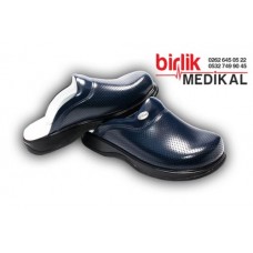 Erkek Lacivert Ortopedik Terlik